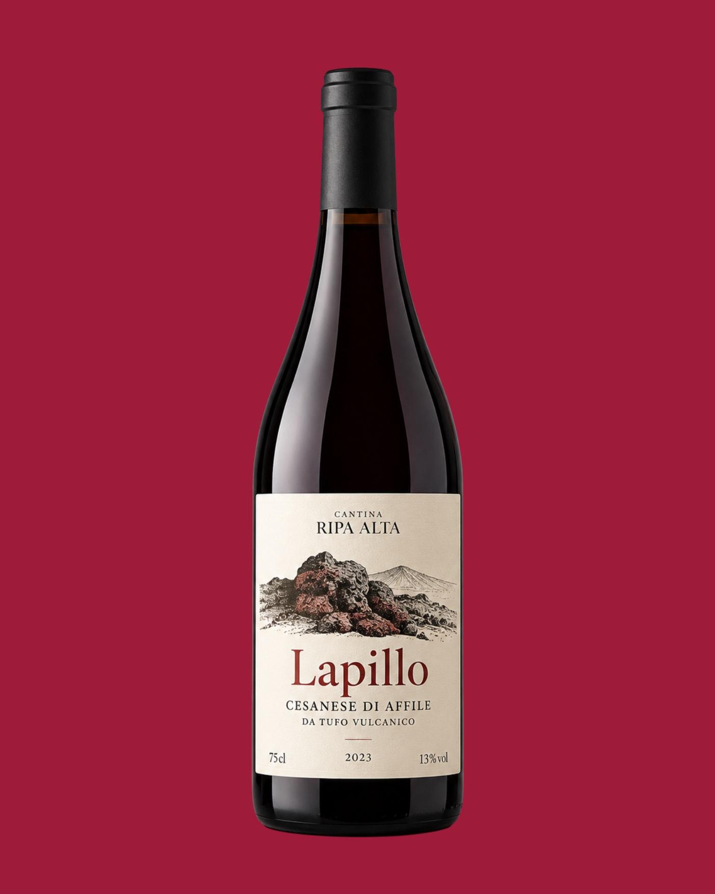 Bottiglia di Lapillo 2023, Cantina Ripa Alta