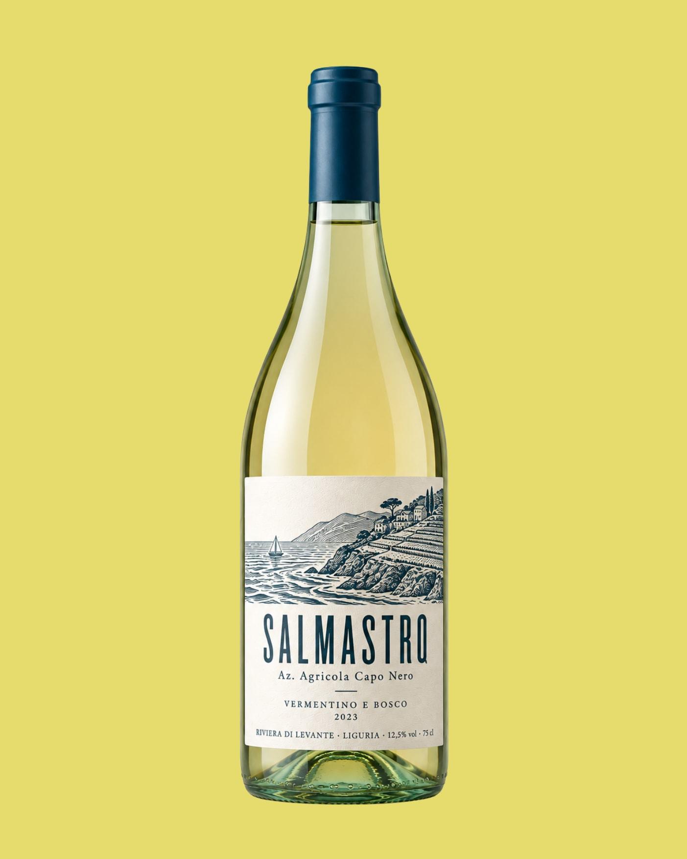 Bottiglia di Salmastro 2023, Azienda Agricola Capo Nero